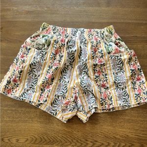 AGUA by AGUA Benita Floral Shorts Size L